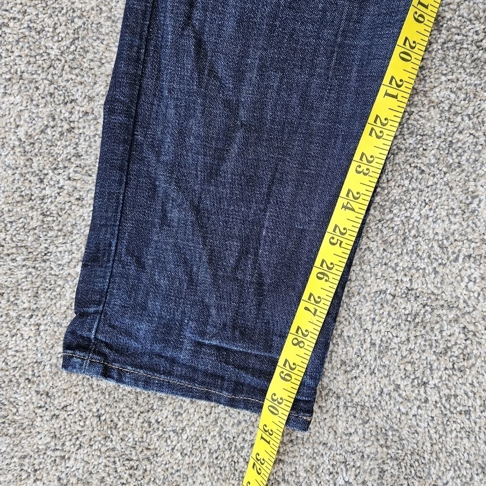 Lucky Brand Dark Wash 410 Athletic Slim Straight Leg Denim Jeans Mens 32/30